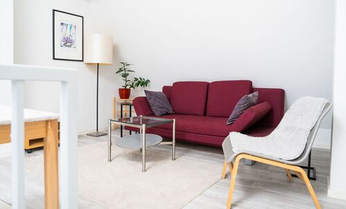 Sitzecke im Apartment